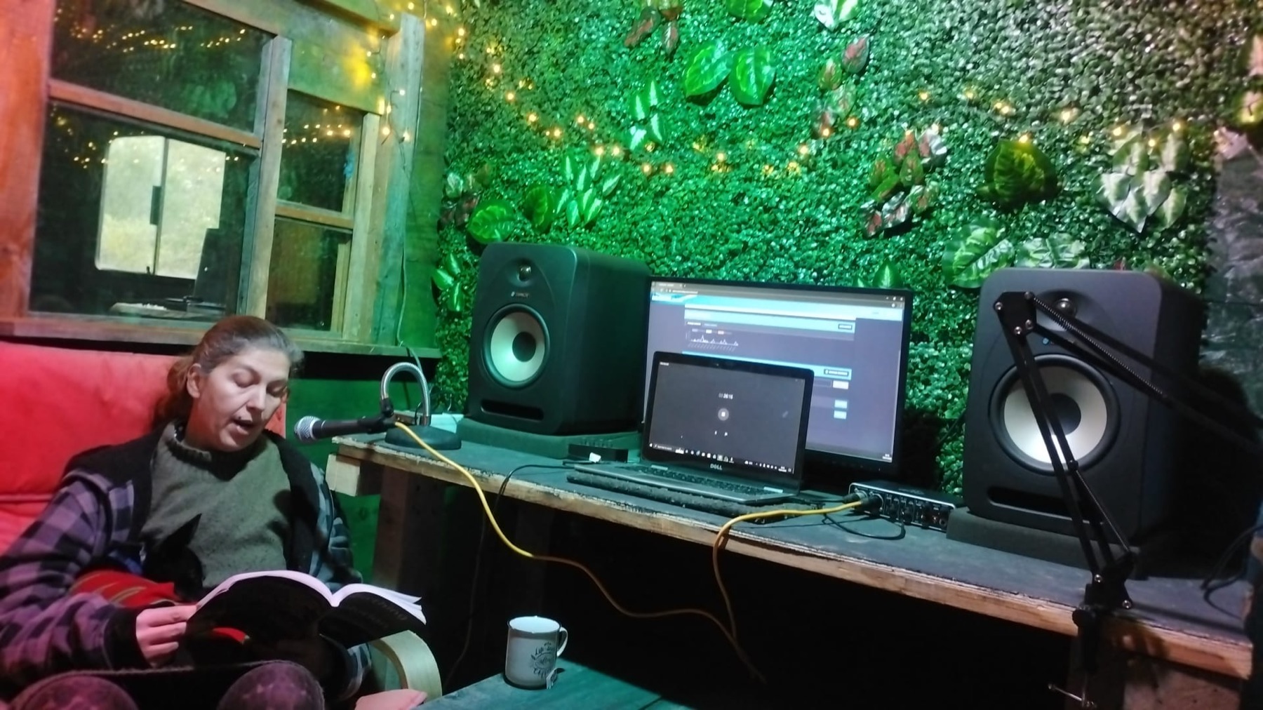 The recording studio